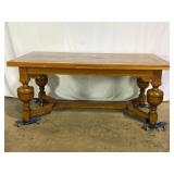 French Draw Leaf Table-9109