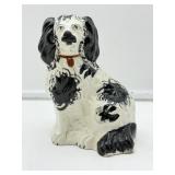 Small Staffordshire Ceramic Dog Figurine