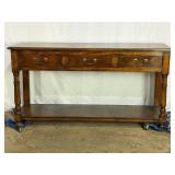 Antique Console With Lower Pot Board-8920