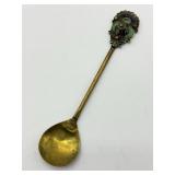 Enameled Brass Spoon