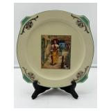 New Hall England Plate With Scene