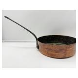 Copper Pan with Iron Handle