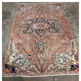 Hand-Knotted Heriz Rug-447