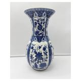 Blue and White Ceramic Vase-9027