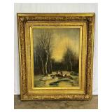 Antique Oil Painting ï¿½ 6884