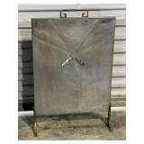 Chrome Fire Screen