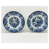 2 Delft Blue Plates