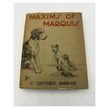 Maxims of Marquis Book