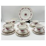 20 Pcs Queen Anne Bone China Set
