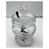 Cut Glass Relish Pot