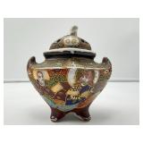 Japanese Satsuma Lidded Pot-9012