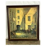 Street Scene Oil Painting ï¿½ 6102