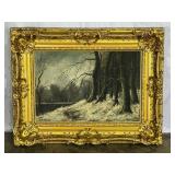 Antique Signed VanMeldert Landscape-6897
