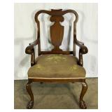 Antique Armchair with Needlepoint