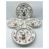 4 Antique Royal Worcester Plates