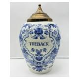 Delftware Tobacco Jar-9009