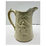 Pearlware Pitcher with Relief