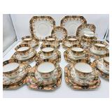 39 Pcs Royal Albion China Tea Set