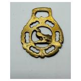 Brass Horse Harness Medallion