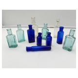 11 Assorted Glass Bottles