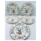 5 Antique Royal Worcester Plates