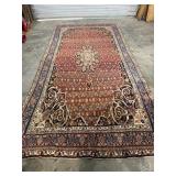 Hand-Knotted Bijar Rug-431