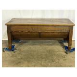 Antique Grain Bin/Coffee Table-8552