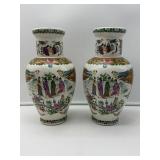 Pr Porcelain Vases-7418