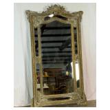 Large Ornate Gilt Mirror-202
