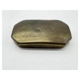 Rectangular Brass Snuff Box-9366