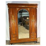 Ornate Wooden Armoire-5609