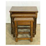 Oak Nesting Tables-9360