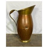 Copper and Brass Pitcher-8993