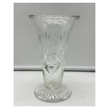 Cut Glass Trumpet Vase