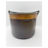 Antique Copper & Brass Bucket-9777