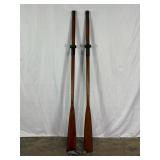Pr Antique Rowing Oars
