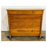 Antique Fruitwood Commode Chest-9791
