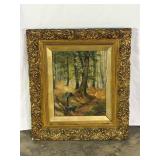 Antique Oil on Board-9898