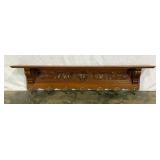 Oak Wall Shelf-9722