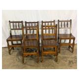 Set 6 Antique French Chairs-9727