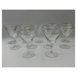11 Vintage Fostoria Champagne Sherbert Glasses