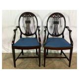 Antique Sheraton Armchairs-9511