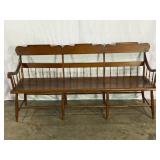 **RARE** Early American Deacons Bench