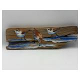 Hand-Painted Driftwood Artwork