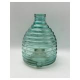 Aqua Glass Fly Catcher Jar