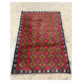 Vintage Hand Knotted Turkaman-1114