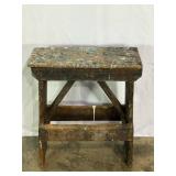 Antique Primitive Stool-9789