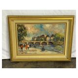Pont Neuf Paris Oil Painting-9894