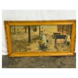 Framed Artwork by George Hitchcock