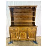 Vintage Oak Vaisselier-9791